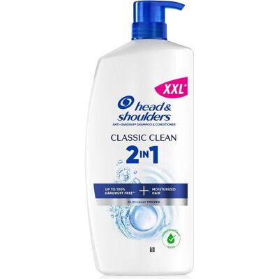 Head & Shoulders, Shampoo, Klassisches Sauber 2in1 Anti-Schuppen Shampoo (800 ml) Head & Shoulders, Shampoo, Klassisches Sauber 2in1 Anti-Schuppen Shampoo (800 ml)