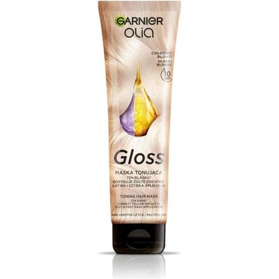 Garnier, Haarfarbe, Olia Gloss Coloring Mask Hair Toner Cool Blonde 150ml (Blond) Garnier, Haarfarbe, Olia Gloss Coloring Mask Hair Toner Cool Blonde 150ml (Blond)