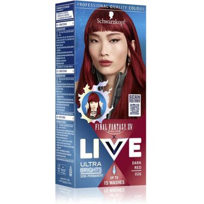 Schwarzkopf Dunkelrot Semi-permanente Haartönung - Haarfärbemittel Schwarzkopf Dunkelrot Semi-permanente Haartönung - Haarfärbemittel