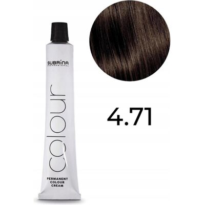 Subrina, Haarfarbe, Vopsea de par permanenta Essential Colour 4/71, Saten Mediu Cenusiu Castaniu, 100ml (4/71 Saten Mediu Cenusiu Castaniu) Subrina, Haarfarbe, Vopsea de par permanenta Essential Colour 4/71, Saten Mediu Cenusiu Castaniu, 100ml (4/71 Saten Mediu Cenusiu Castaniu)