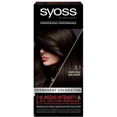 Syoss Dunkelbraune Haarfarbe - Langanhaltend, Einfach anzuwenden - Haarfarbe für Frauen Syoss Dunkelbraune Haarfarbe - Langanhaltend, Einfach anzuwenden - Haarfarbe für Frauen
