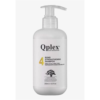 Arganmidas, Shampoo, - Qplex No.4 BOND STRENGTHENING SHAMPOO - 250ml (Flüssiges Shampoo, 250 ml) Arganmidas, Shampoo, - Qplex No.4 BOND STRENGTHENING SHAMPOO - 250ml (Flüssiges Shampoo, 250 ml)