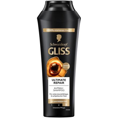 Gliss, Shampoo, Shampoo Ultimate Repair 250 ml (Flüssiges Shampoo, 250 ml) Gliss, Shampoo, Shampoo Ultimate Repair 250 ml (Flüssiges Shampoo, 250 ml)