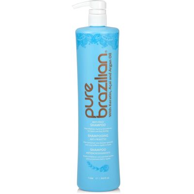 Brazilian, Shampoo, Pure Brazillian - Anti-Frizz Shampoo - 1000 ml (Flüssiges Shampoo, 1000 ml) Brazilian, Shampoo, Pure Brazillian - Anti-Frizz Shampoo - 1000 ml (Flüssiges Shampoo, 1000 ml)