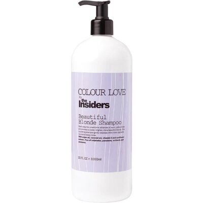 The Insiders, Shampoo, Die Insider Beautiful Blonde Shampoo - 1000 ml - Silber Shampoo - für alle Haartypen - (Silbershampoo, 1000 ml) The Insiders, Shampoo, Die Insider Beautiful Blonde Shampoo - 1000 ml - Silber Shampoo - für alle Haartypen - (Silbershampoo, 1000 ml)