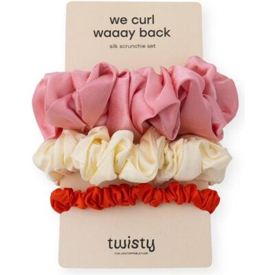 Haargummi, TWISTY SET We Curl Waaay Back gumki do włosów 3szt (Haargummi) Haargummi, TWISTY SET We Curl Waaay Back gumki do włosów 3szt (Haargummi)