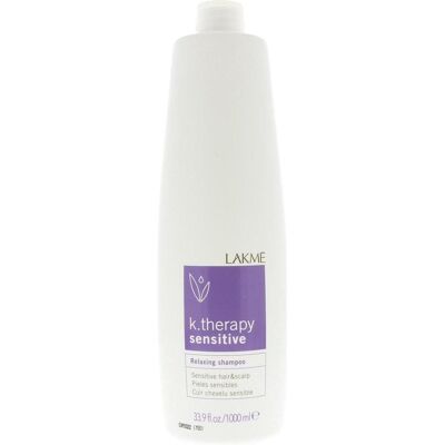 Lakmé, Shampoo, Lakme K.Therapy Sensitive Entspannendes Shampoo 1000ml (Flüssiges Shampoo, 1000 ml) Lakmé, Shampoo, Lakme K.Therapy Sensitive Entspannendes Shampoo 1000ml (Flüssiges Shampoo, 1000 ml)