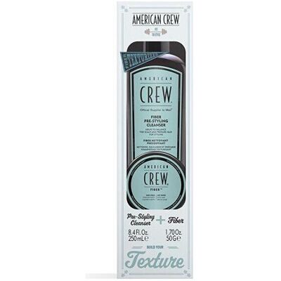 American Crew, Shampoo, Fiber Duo Set with Fiber Pre-Styling Cleanser 250ml (250 ml) American Crew, Shampoo, Fiber Duo Set with Fiber Pre-Styling Cleanser 250ml (250 ml)