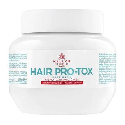 Kallos, Haarmaske, Pro-Tox Hair Mask with Keratin, Collagen, and Hyaluronic Acid 275ml (275 ml) Kallos, Haarmaske, Pro-Tox Hair Mask with Keratin, Collagen, and Hyaluronic Acid 275ml (275 ml)