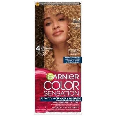 Garnier, Haarfarbe, Color Sensation Hair Color Cream Hl2 Caramel Blonde 112ml (Karamellblond) Garnier, Haarfarbe, Color Sensation Hair Color Cream Hl2 Caramel Blonde 112ml (Karamellblond)