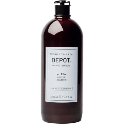 Depot, Shampoo, No. 104 Silver Shampoo 1000ml 1000ml (Flüssiges Shampoo, 1000 ml) Depot, Shampoo, No. 104 Silver Shampoo 1000ml 1000ml (Flüssiges Shampoo, 1000 ml)