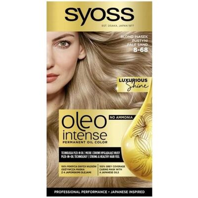Syoss, Haarfarbe, Oleo Intense Permanent Coloring Hair Dye With Oils 8-68ond Desert Sand (Blond) Syoss, Haarfarbe, Oleo Intense Permanent Coloring Hair Dye With Oils 8-68ond Desert Sand (Blond)