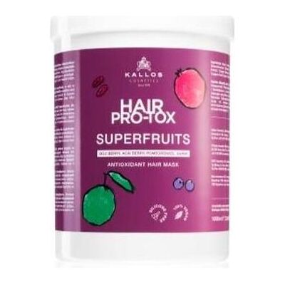 Kallos Cosmetics, Haarmaske, Hair Pro-Tox Superfruits Antioxidant Hair Mask (1000 ml) Kallos Cosmetics, Haarmaske, Hair Pro-Tox Superfruits Antioxidant Hair Mask (1000 ml)