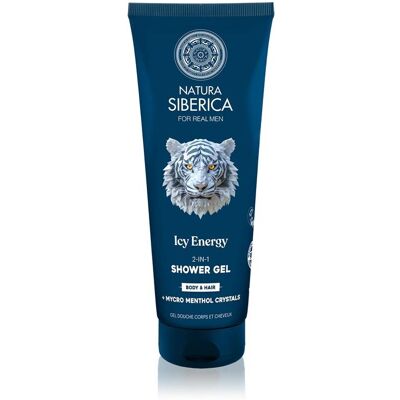 Natura Siberica, Duschmittel, Men Icy Energy 2-in-1 Shower Gel for Body & Hair 200ml (200 ml) Natura Siberica, Duschmittel, Men Icy Energy 2-in-1 Shower Gel for Body & Hair 200ml (200 ml)