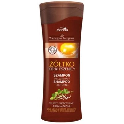 Joanna, Shampoo, Eigelb und Weizensprossen, Haarshampoo, 300 ml (Hit) (Flüssiges Shampoo, 300 ml) Joanna, Shampoo, Eigelb und Weizensprossen, Haarshampoo, 300 ml (Hit) (Flüssiges Shampoo, 300 ml)
