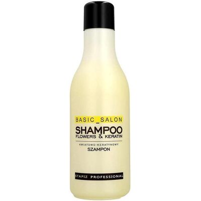 Stapiz, Shampoo, Basic Salon Flowers & Keratin (Flüssiges Shampoo, 1000 ml) Stapiz, Shampoo, Basic Salon Flowers & Keratin (Flüssiges Shampoo, 1000 ml)