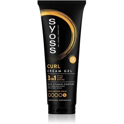 Syoss, Haargel + Haarwachs, Curl Control (Haarcreme, Haargel, 250 ml) Syoss, Haargel + Haarwachs, Curl Control (Haarcreme, Haargel, 250 ml)