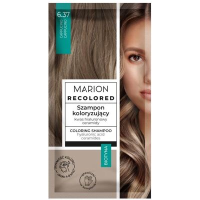 Marion, Shampoo, Recolored Colouring Shampoo 6.37 Cappucino 35Ml (35 ml) Marion, Shampoo, Recolored Colouring Shampoo 6.37 Cappucino 35Ml (35 ml)