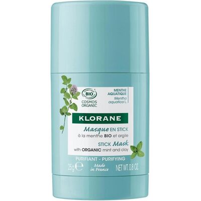 Klorane, Gesichtsmaske, Stick-Maske mit BIO-Wasserminze (25 ml) Klorane, Gesichtsmaske, Stick-Maske mit BIO-Wasserminze (25 ml)