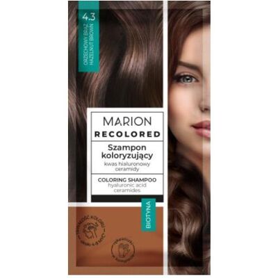 Marion, Shampoo, Recolored Colouring Shampoo 4.3 Hazelnut Brown 35Ml (35 ml) Marion, Shampoo, Recolored Colouring Shampoo 4.3 Hazelnut Brown 35Ml (35 ml)