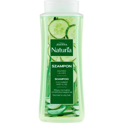 Joanna, Shampoo, Naturia szampon do włosów normalnych i przetłuszczających się Ogórek i Aloes 500ml (Flüssiges Shampoo, 500 ml) Joanna, Shampoo, Naturia szampon do włosów normalnych i przetłuszczających się Ogórek i Aloes 500ml (Flüssiges Shampoo, 500 ml)