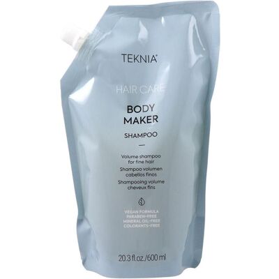 Lakmé, Shampoo, Teknia Hair Care Body Maker Shampoo 600ml Nachfüllpackung (600 ml) Lakmé, Shampoo, Teknia Hair Care Body Maker Shampoo 600ml Nachfüllpackung (600 ml)