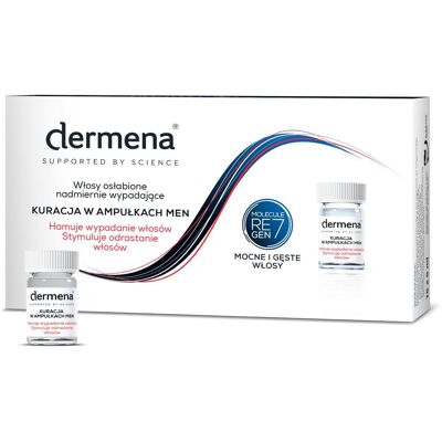 Pharmena, Haaröl + Haarserum, Dermena -Männer, Behandlung in Ampullen, die den Haarausfall hemmen, 15 x 5 ml (5 ml) Pharmena, Haaröl + Haarserum, Dermena -Männer, Behandlung in Ampullen, die den Haarausfall hemmen, 15 x 5 ml (5 ml)
