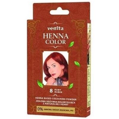 Venita Henna Color - Kräuterfarbende Conditioner mit Natürlichem Henna - Rubin (W) - Haarfärbemittel Venita Henna Color - Kräuterfarbende Conditioner mit Natürlichem Henna - Rubin (W) - Haarfärbemittel
