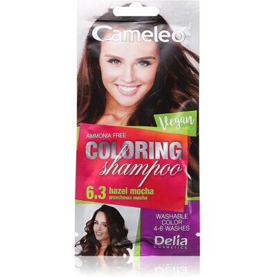 Delia Cosmetics, Shampoo, Cameleo Färbeshampoo Hazel Mocha 40ml 6.3 (Flüssiges Shampoo, 40 ml) Delia Cosmetics, Shampoo, Cameleo Färbeshampoo Hazel Mocha 40ml 6.3 (Flüssiges Shampoo, 40 ml)
