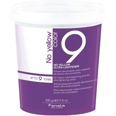 Fanola Marke No Yellow 9 Ton Bleichpulver - 500g Fanola Marke No Yellow 9 Ton Bleichpulver - 500g