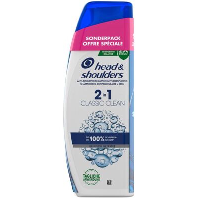 Head & Shoulders, Shampoo, Classic Clean 2in1 (Flüssiges Shampoo, 500 ml) Head & Shoulders, Shampoo, Classic Clean 2in1 (Flüssiges Shampoo, 500 ml)