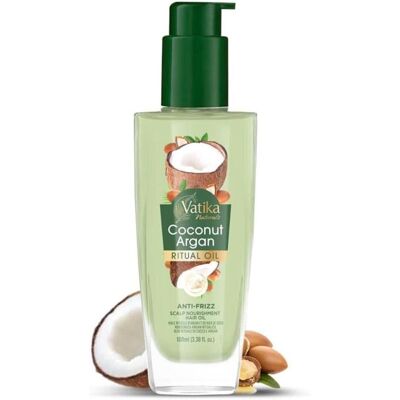 Dabur, Haaröl + Haarserum, Vatika Naturals Ritual Coconut Argan Hair Oil 100ml Nourishing Hair Oil (100 ml) Dabur, Haaröl + Haarserum, Vatika Naturals Ritual Coconut Argan Hair Oil 100ml Nourishing Hair Oil (100 ml)