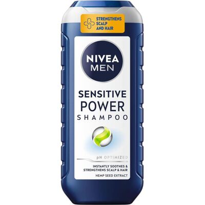 NIVEA, Shampoo, Herrenshampoo für empfindliche Kopfhaut Men Sensitive Power (Shampoo) 250 ml (Flüssiges Shampoo, 250 ml) NIVEA, Shampoo, Herrenshampoo für empfindliche Kopfhaut Men Sensitive Power (Shampoo) 250 ml (Flüssiges Shampoo, 250 ml)