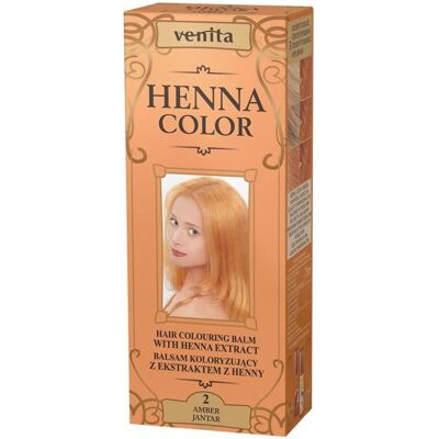 Venita, Haarfarbe, - Henna Color Coloring Lotion From Henna Ecstraktem 2 Amber 75Ml (Amber) Venita, Haarfarbe, - Henna Color Coloring Lotion From Henna Ecstraktem 2 Amber 75Ml (Amber)