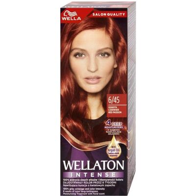 Wella, Haarfarbe, Wellaton Intensive Creme Haarfarbe (6/45) Wella, Haarfarbe, Wellaton Intensive Creme Haarfarbe (6/45)