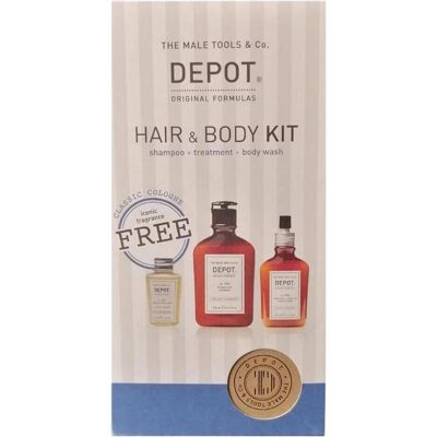 Depot, Beauty Geschenkset, Hair Cleansing & Treatment Set No. 103/202 – Feuchtigkeit für Männerhaar (Haarpflege Set) Depot, Beauty Geschenkset, Hair Cleansing & Treatment Set No. 103/202 – Feuchtigkeit für Männerhaar (Haarpflege Set)