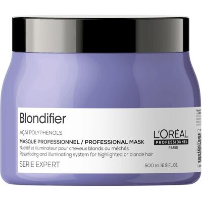 L'Oréal Professionnel, Haarmaske, Serie Expert Blondifier Mask 500 m (500 ml) L'Oréal Professionnel, Haarmaske, Serie Expert Blondifier Mask 500 m (500 ml)
