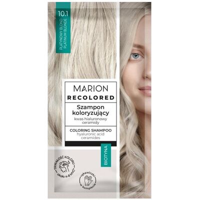 Marion, Shampoo, Recolored Coloring Shampoo 10.1 Platinum Blonde 35Ml (35 ml) Marion, Shampoo, Recolored Coloring Shampoo 10.1 Platinum Blonde 35Ml (35 ml)