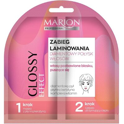 Marion, Haarmaske, Professional Glossy Effect Lamination Treatment For Hair Devoid Of Shine Mask From Liquid (20 ml) Marion, Haarmaske, Professional Glossy Effect Lamination Treatment For Hair Devoid Of Shine Mask From Liquid (20 ml)