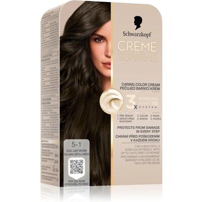 L'Oréal Paris, Haarfarbe, Schwarzkopf Creme Supreme Hair Color Shade 51 Brown (51 Brown) L'Oréal Paris, Haarfarbe, Schwarzkopf Creme Supreme Hair Color Shade 51 Brown (51 Brown)