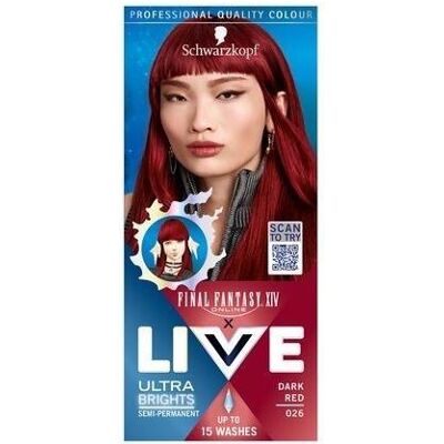 Schwarzkopf Dunkelrot Semi-permanente Haartönung - Haarfärbemittel Schwarzkopf Dunkelrot Semi-permanente Haartönung - Haarfärbemittel