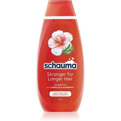 Schwarzkopf Schauma Stronger For Longer Hair Hibiscus & Rosemary - Shampoo Schwarzkopf Schauma Stronger For Longer Hair Hibiscus & Rosemary - Shampoo