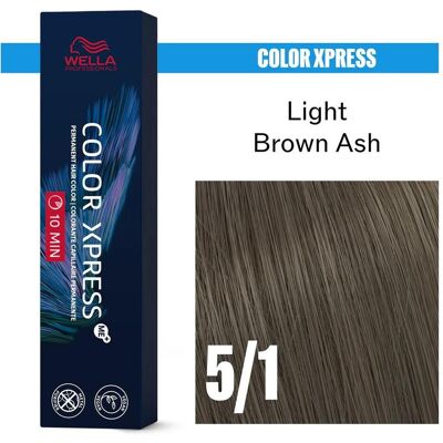Wella, Haarfarbe, Color Xpress 51 60ml (5/1) Wella, Haarfarbe, Color Xpress 51 60ml (5/1)