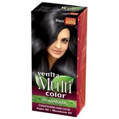 Venita, Haarfarbe, Multicolor Hair Dye 1.0ack 100Ml (Schwarz) Venita, Haarfarbe, Multicolor Hair Dye 1.0ack 100Ml (Schwarz)