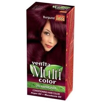 Venta, Haarfarbe, Venita Multicolor Hair Dye 5.65 Burgundy 100Ml (Burgund) Venta, Haarfarbe, Venita Multicolor Hair Dye 5.65 Burgundy 100Ml (Burgund)