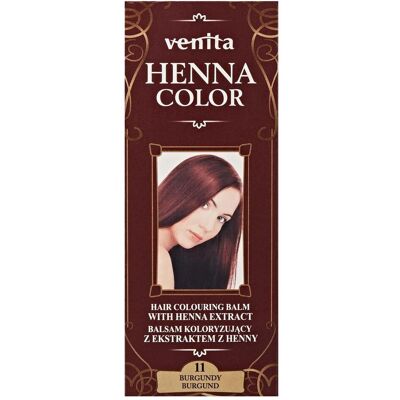 Venita, Haarfarbe, - Henna Color Coloring Lotion From Henna Ecstraktem 11 Burgundy 75Ml (11 burgundy) Venita, Haarfarbe, - Henna Color Coloring Lotion From Henna Ecstraktem 11 Burgundy 75Ml (11 burgundy)
