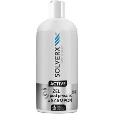 Solverx, Shampoo, Active And Shampoo For Men 400Ml (Flüssiges Shampoo, 400 ml) Solverx, Shampoo, Active And Shampoo For Men 400Ml (Flüssiges Shampoo, 400 ml)