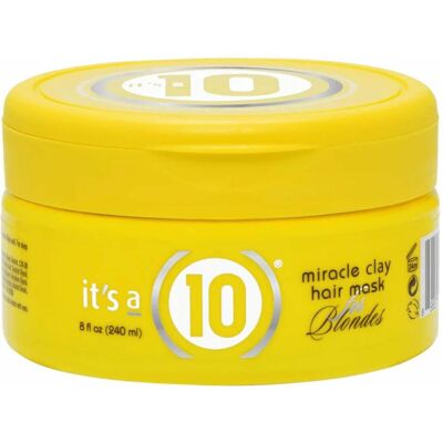 Subrina, Haarmaske, Haircare Miracle Clay Hair Mask für Blondinen 8 fl. oz. (240 ml) Subrina, Haarmaske, Haircare Miracle Clay Hair Mask für Blondinen 8 fl. oz. (240 ml)