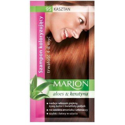 Marion - Hair Color Shampoo - Medium Chestnut - Sachet - Shampoo Marion - Hair Color Shampoo - Medium Chestnut - Sachet - Shampoo
