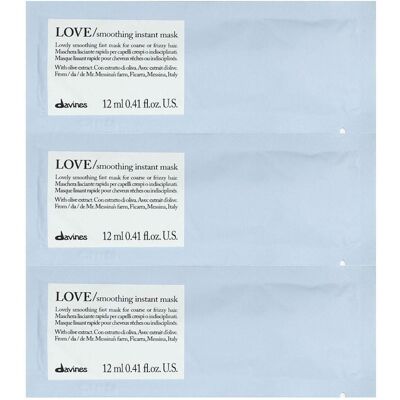 Davines, Haarmaske, Love Smoothing Hair Treatment Cream Mask 12 Pieces 12 Milliliters Each (12 ml) Davines, Haarmaske, Love Smoothing Hair Treatment Cream Mask 12 Pieces 12 Milliliters Each (12 ml)